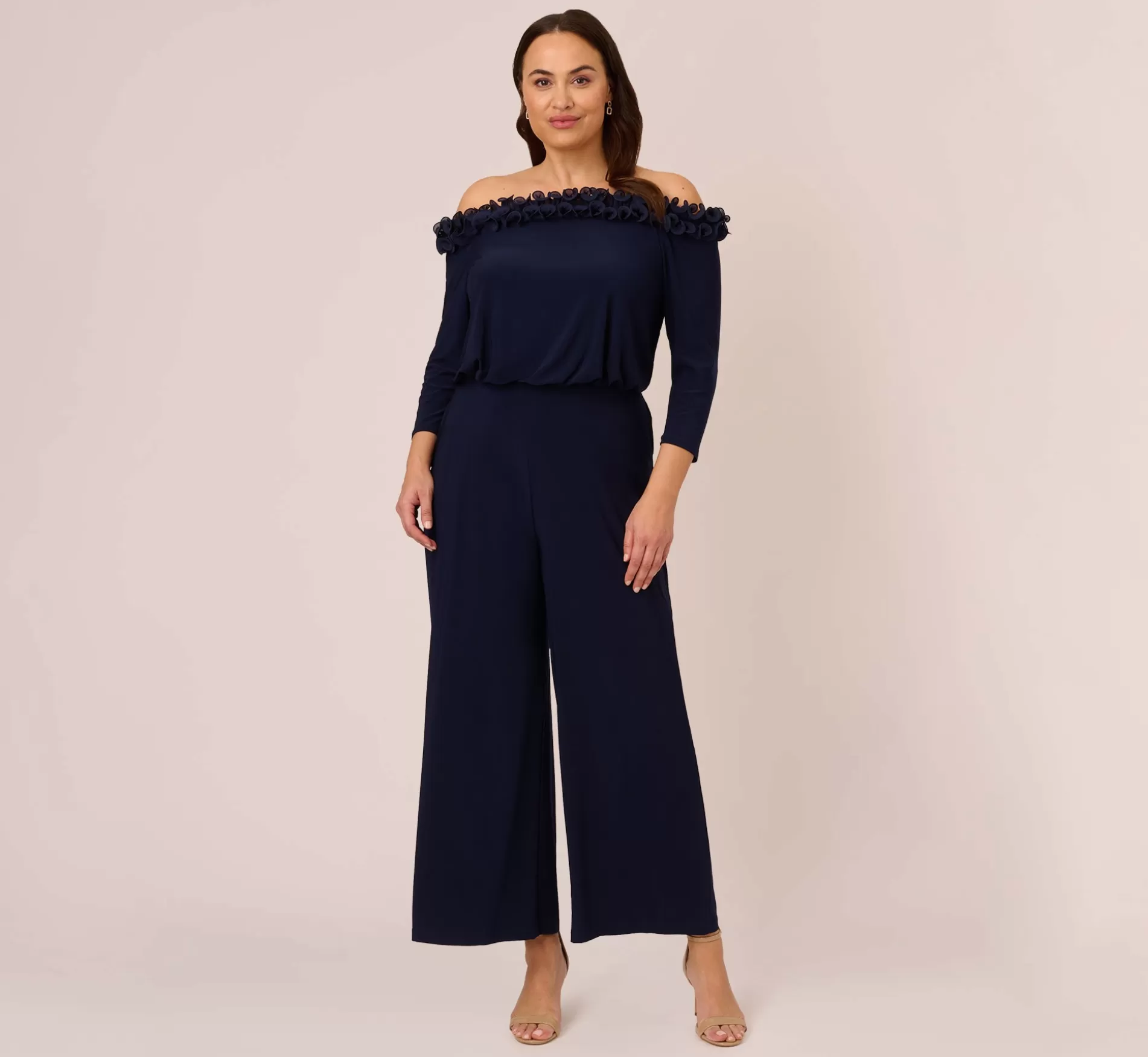 Cheap Plus Size Signature Blouson Jumpsuit In Navy Jumpsuits | Jumpsuits